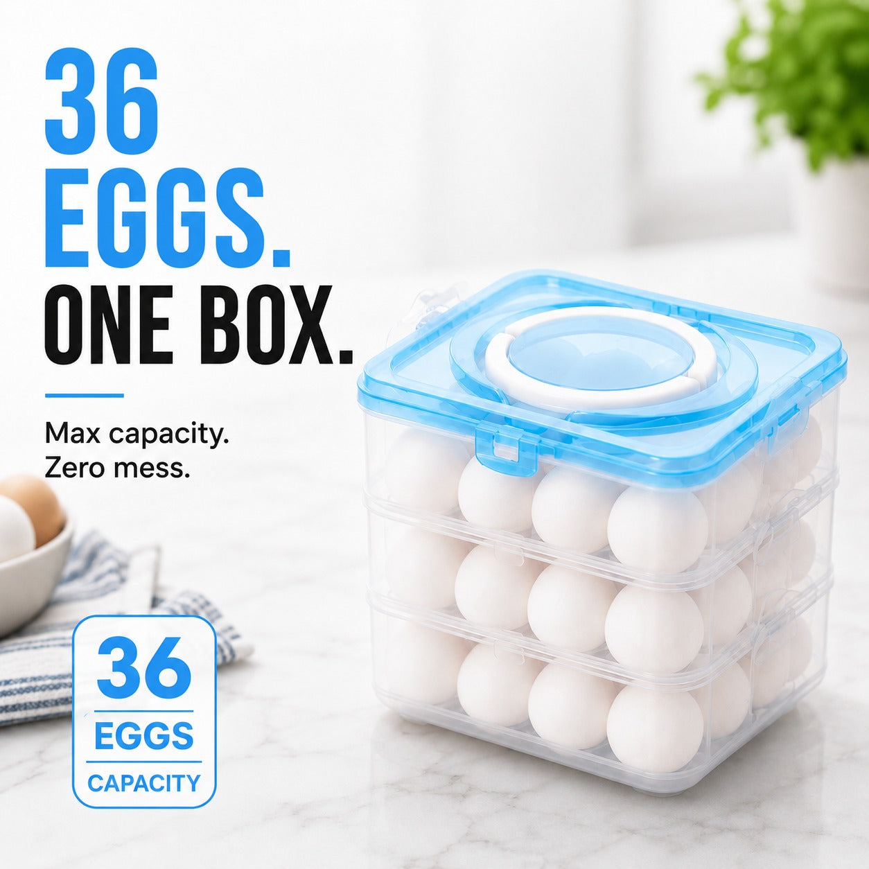 3-Tier Egg Storage Container